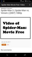 Video of Spider-Man: Movie Free screenshot 2