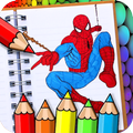 Learn to color the amazing Spider-man