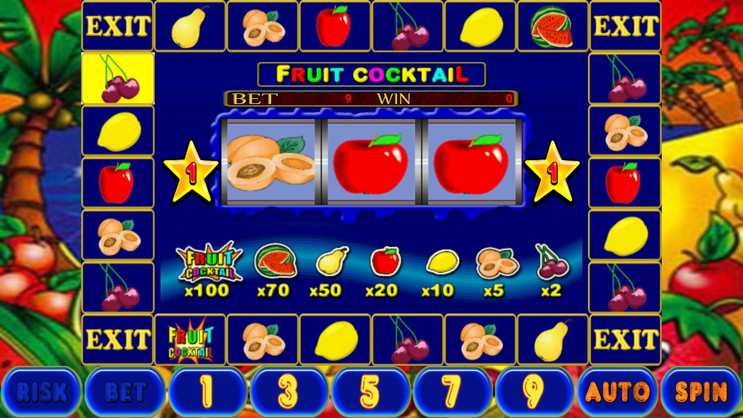 игровые автоматы fruit cocktail играть