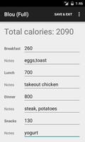 Blou Calorie Counter (Full) پوسٹر