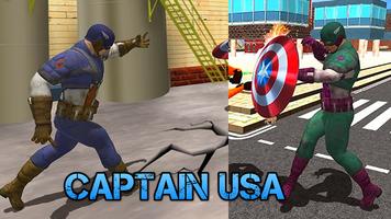 Spider Hero vs Captain USA Superhero 2018 captura de pantalla 2