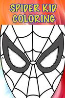 superhero coloring book Affiche