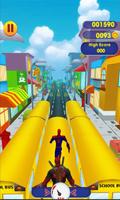 Subway Spider Run Man 0MB vs Deadpool capture d'écran 1