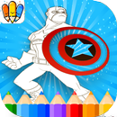 🇺🇸 Super-Hero Coloring APK