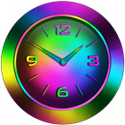 Neon Rainbow Clock アイコン