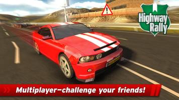 Highway Rally: гоночная игра постер