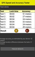 GPS Speed and Accuracy Tester screenshot 1