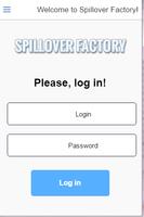 Spillover Factory mobile app Affiche