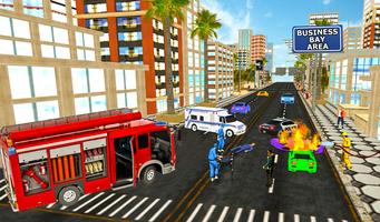 Firefighter Rescue Simulator 3D скриншот 1