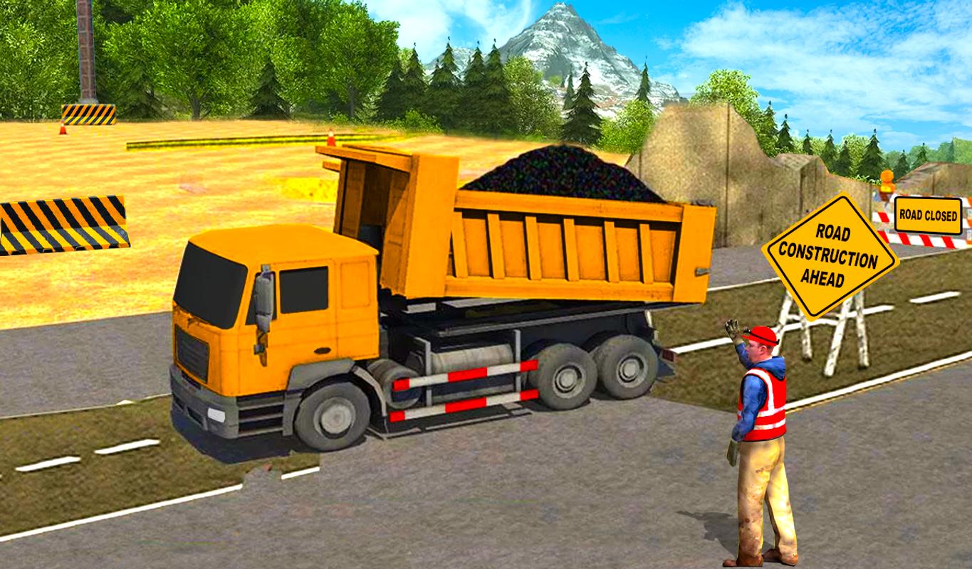 android 用の road builder construction sim games apk をダウンロード