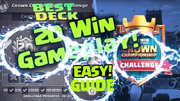 Tips and Decks for 20Win Crown Championship-ROYALE โปสเตอร์