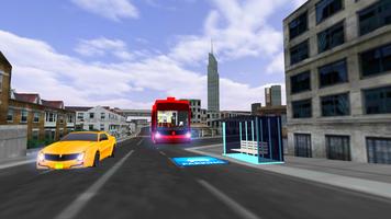 City Bus Game 3d Coach Simulator Affiche