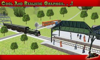 Train simulator Free 3D Train Game Ekran Görüntüsü 1