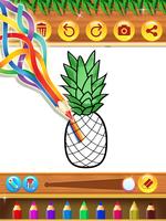 Fruits and vegetable Coloring Book ภาพหน้าจอ 1