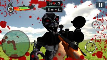 Commando Zombie Sniper Shooter постер