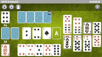 Spite and Malice Offline Card Game اسکرین شاٹ 1