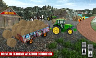 Heavy Duty Tractor Cargo Transporter 3D স্ক্রিনশট 1