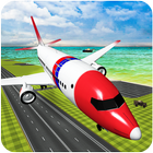 modern vliegtuig Schieten Sim-icoon