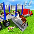 Icona zoo animale trasportatore camion 3d gioco