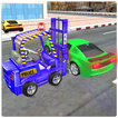New City Police Parking Forklift Car Simulator