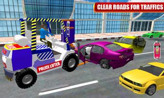 New City Police Parking Forklift Car Simulator screenshot 1