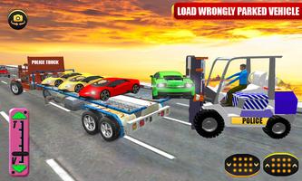 New City Police Parking Forklift Car Simulator screenshot 2