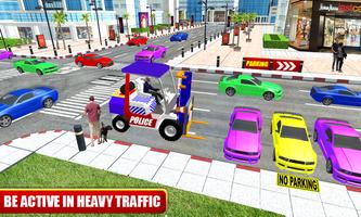 New City Police Parking Forklift Car Simulator screenshot 3