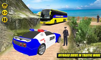 सड़क से हटकर पुलिस गाड़ी ड्राइविंग खेल स्क्रीनशॉट 2