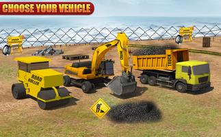 New City Road Builder Construction Simulator 3D اسکرین شاٹ 1