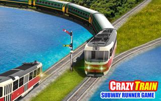 Crazy Train Subway Runner Game Affiche