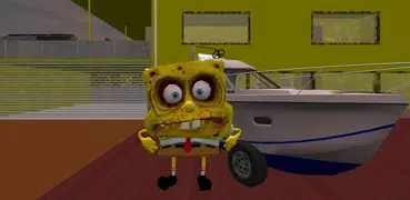 Vecino de Bob Esponja. Hola Bob Esponja Español 3D