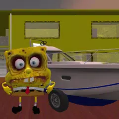 Vecino de Bob Esponja. Hola Bob Esponja Español 3D