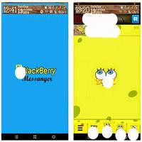 Tema SPONGEE BOBs BBeM for bbm screenshot 1