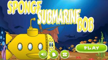 Sponge Submarine Bob Affiche