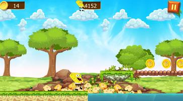 sponge jungle run पोस्टर