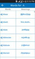 Spoken Vocabulary in Tamil capture d'écran 1