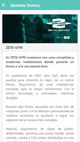 Zeta Gym capture d'écran 1