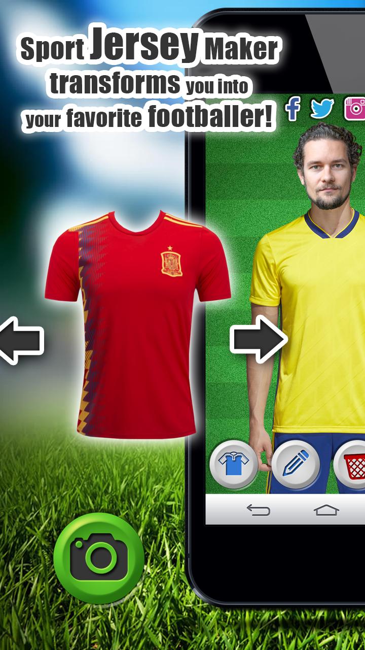 Camisetas de Futbol Editor de Imagenes for Android - APK Download