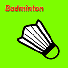 Badminton Sport Guide Zeichen