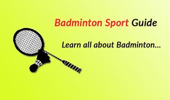 Badminton Sport Guide plakat
