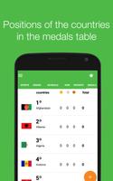 Schedule and Medal of Rio 2016 poster