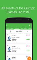 Schedule and Medal of Rio 2016 screenshot 2