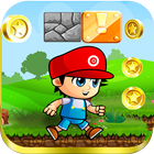 Super jungle boy run أيقونة