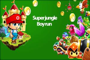 Super jungle boy run plakat