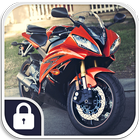 Sports Bike Keypad Lock Screen иконка