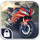 Sports Bike Keypad Lock Screen icône