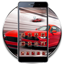 Red Sports Car Theme APK