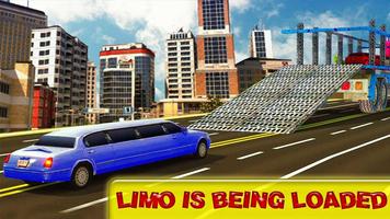 Cargo Limo Car Transport Truck –Heavy 3D Drive Sim plakat