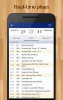 Basketball NBA Live Scores & Schedule: PRO Edition Screenshot 1