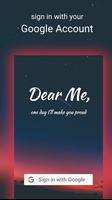 DearMe - Your Personal Diary Affiche